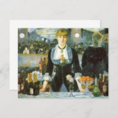 Een bar bij de Folies Bergere van Edouard Manet (Voorkant / Achterkant)