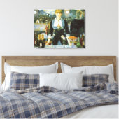 Een bar bij de Folies Bergere van Edouard Manet Canvas Afdruk (Insitu (Slaapkamer))