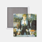 Een bar bij de Folies Bergere van Edouard Manet Magneet (Voorkant / Achterkant)
