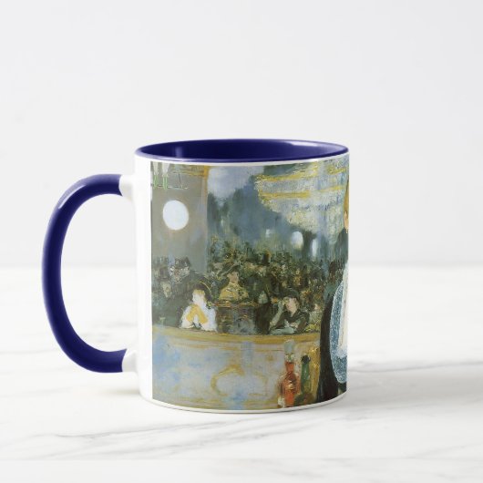 Een bar bij de Folies Bergere van Edouard Manet Mok (Links)