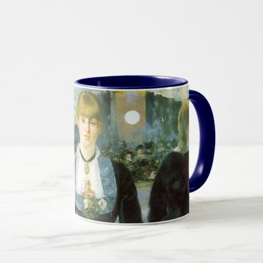 Een bar bij de Folies Bergere van Edouard Manet Mok (Voorkant rechts)