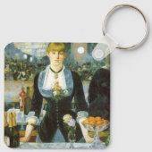 Een bar bij de Folies Bergere van Edouard Manet Sleutelhanger (Achterkant)