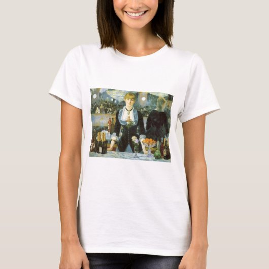Een bar bij de Folies Bergere van Edouard Manet T-shirt (Voorkant)