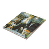 Een bar bij de Folies Bergere van Edouard Manet Tegeltje (Zijkant)