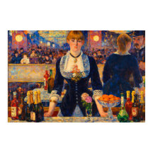 Een bar in de Folies-Bergère van Edouard Manet