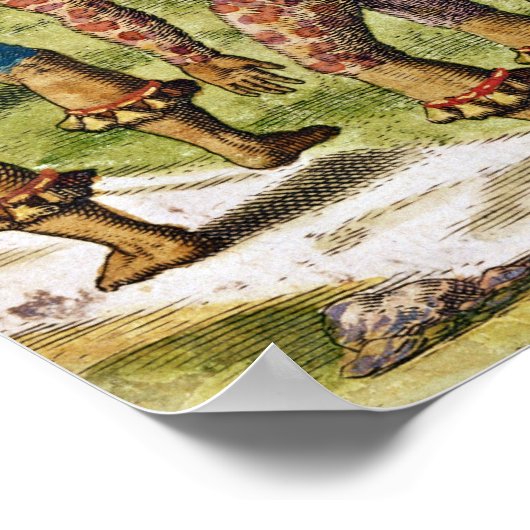 Een barbaarse feestdag poster (Hoek)