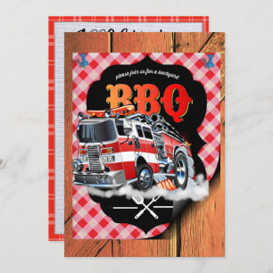 Een barbecue viering kaart