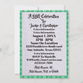 Een barbecue viering kaart (Achterkant)