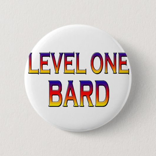 Eén bard niveau ronde button 5,7 cm (Voorkant)