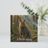 Een Bards Lente Kaart (Staand voorkant)