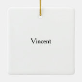 Een barman is maar een apotheker keramisch ornament (Achterkant)