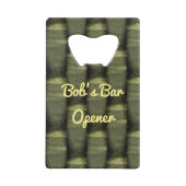 Een barman moet hebben creditkaart flessenopener (Achterkant)