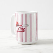 Eén Baseball Fan Coffee-Mok Koffiemok (Voorkant links)