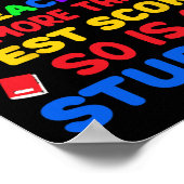 Een basisleraar is meer dan testscore 100 poster (Hoek)