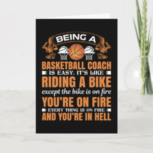 Een Basketball Coach zijn is eenvoudig Kaart