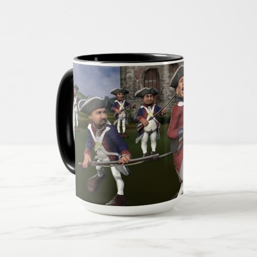 een Bayonet aan de Mok van Gluteus (Voorkant links)