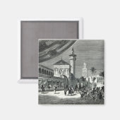 Een Bazaar in Tunis Magneet (Voorkant / Achterkant)