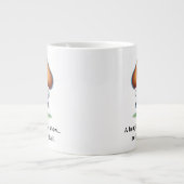 Een beagle steelt het show grote koffiekop (Voorkant)