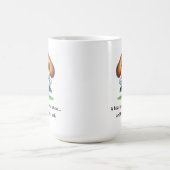 Een beagle steelt het show koffiemok (Center)