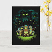 Een beangstigend bos kaart (Gele Bloem)