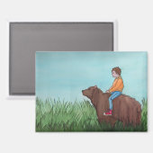 Een Beary Good Day: Magneet 3.5 "x2.5" (Voorkant / Achterkant)