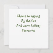 Een Beary Merry Christmas Flat Kaart (Achterkant)