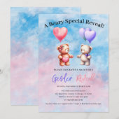 Een beary special onthullen! Teddybeer Geslacht on Kaart (Voorkant / Achterkant)