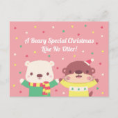 Een beary speciale kerst als geen andere vakantie briefkaart (Voorkant)