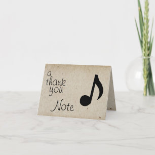 Een bedankje bedankkaart