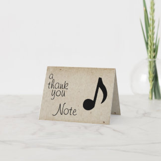 Een bedankje bedankkaart