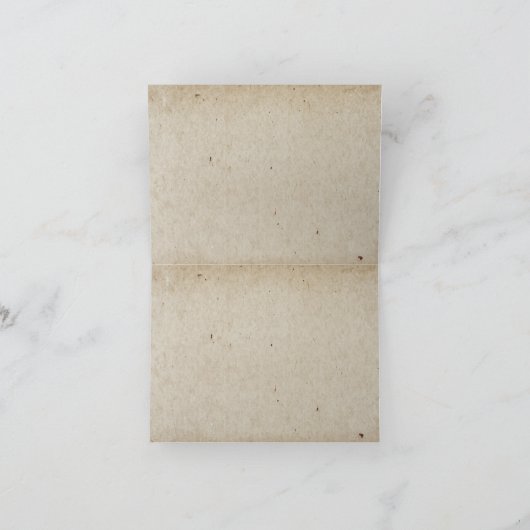 Een bedankje bedankkaart (Binnen)