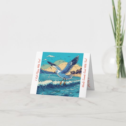 Een bedankkaart voor de reis samen (Achterkant)