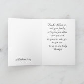 Een bedankpas kaart (Binnen)