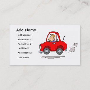 Een Bedrijfs/Profielkaart voor een monteur of auto Visitekaartje
