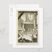 Een beeldhouwer uit de "Encyclopedie des S Briefkaart (Voorkant / Achterkant)