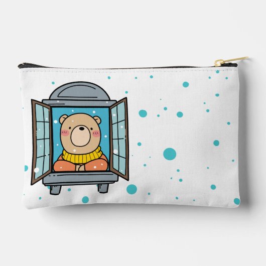 Een Beer aan het raam Etui (Achterkant)