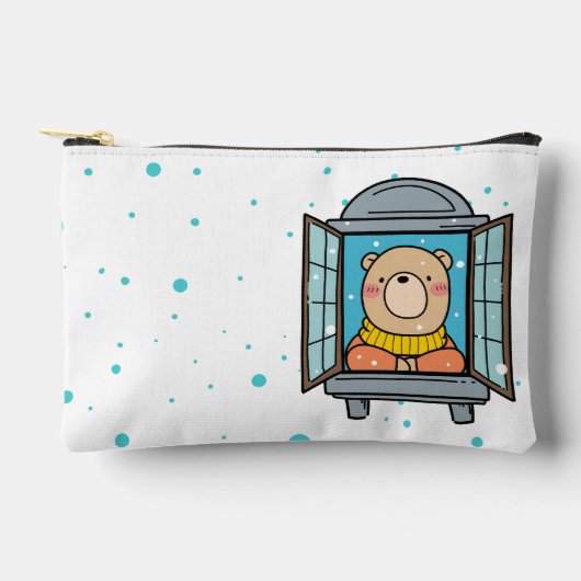 Een Beer aan het raam Etui (Voorkant)