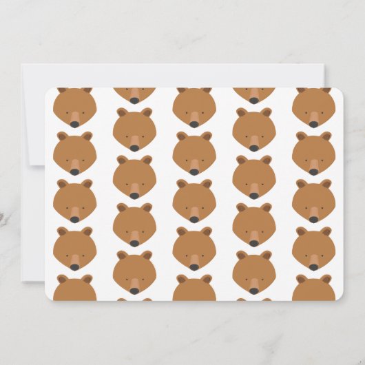 Eén Beer Baby eerste verjaardag Kaart (Achterkant)