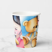 Een Beer bedekken Papieren Bekers (Achterkant)