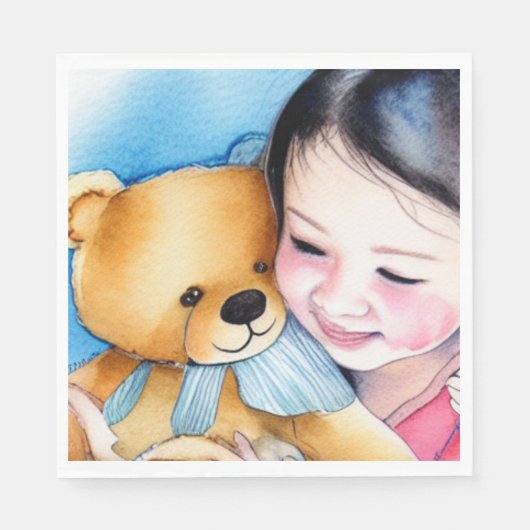 Een Beer bedekken Servet (Voorkant)