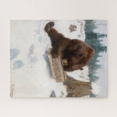 Een Beer door Philip Russell Goodwin Legpuzzel (Horizontaal)