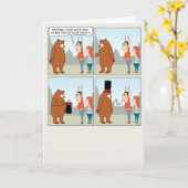 Een Beer grappige dag niet te overtreffen Kaart (Gele Bloem)