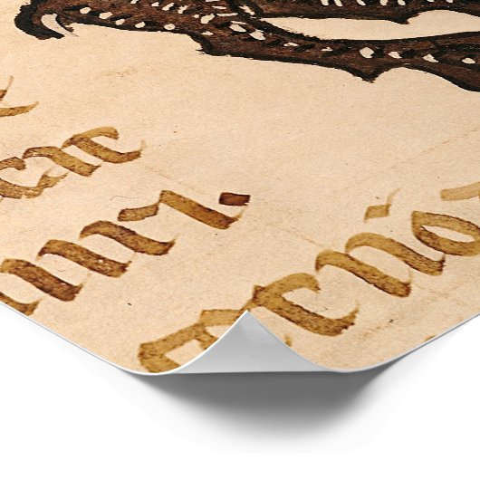 Een Beer Keeper uit 'Decret de Gratien' Poster (Hoek)