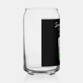 Een beetje Absint Minded Funny Drink Slogan Blikvorm Glas (Rechts)