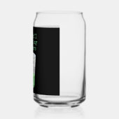 Een beetje Absint Minded Funny Drink Slogan Blikvorm Glas (Links)