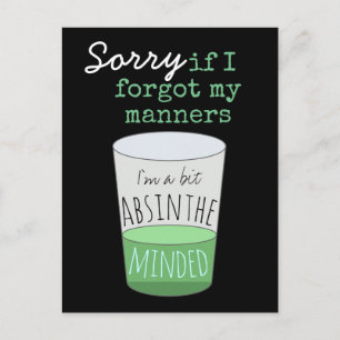 Een beetje Absinthe Minded Briefkaart