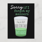 Een beetje Absinthe Minded Briefkaart (Voorkant)