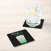 Een beetje Absinthe Minded Funny Drink Humor Kartonnen Onderzetters (Insitu)