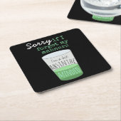 Een beetje Absinthe Minded Funny Drink Humor Kartonnen Onderzetters (Schuin)