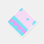 Een beetje Abstract grafisch papier voor een monst Servetten (Hoek)